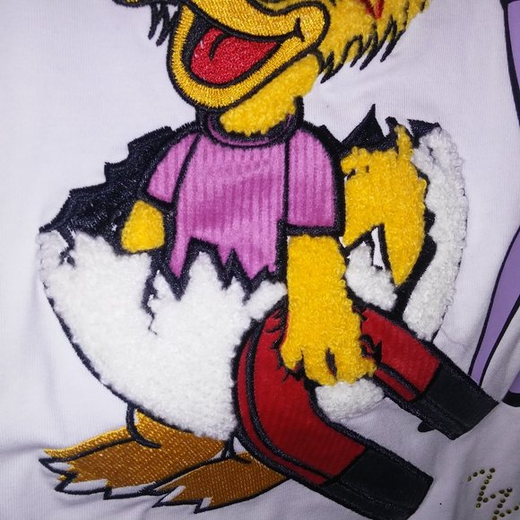 Frost Originals T Shirt Mens 2X White Chic Magnet Rhinestone Bling Stretch - Picture 6 of 13